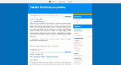 Desktop Screenshot of czeskaliteratura.blox.pl