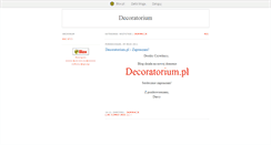 Desktop Screenshot of decoratorium.blox.pl