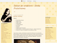 Tablet Screenshot of dukanzesmakiem.blox.pl