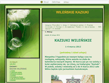 Tablet Screenshot of kaziuki2012.blox.pl