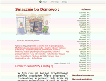 Tablet Screenshot of domowejedzenie.blox.pl