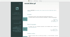 Desktop Screenshot of excel.blox.pl