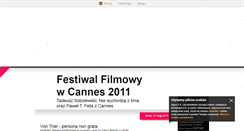 Desktop Screenshot of cannes2011.blox.pl