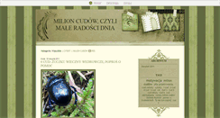 Desktop Screenshot of milioncudow.blox.pl