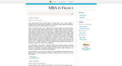 Desktop Screenshot of mbainfrance.blox.pl