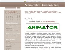Tablet Screenshot of animator.blox.pl