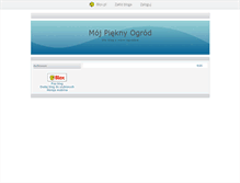 Tablet Screenshot of mojpieknyogrod.blox.pl