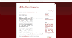 Desktop Screenshot of mocneseo.blox.pl