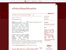 Tablet Screenshot of mocneseo.blox.pl