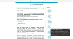 Desktop Screenshot of blogoslownik.blox.pl