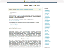 Tablet Screenshot of blogoslownik.blox.pl
