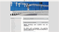 Desktop Screenshot of olsztynairport.blox.pl