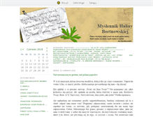 Tablet Screenshot of halinabortnowska.blox.pl