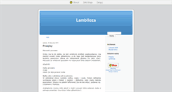Desktop Screenshot of lamblioza.blox.pl