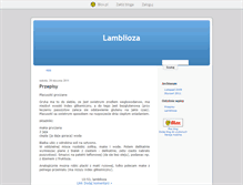 Tablet Screenshot of lamblioza.blox.pl