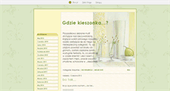 Desktop Screenshot of gdziekieszonka.blox.pl