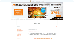 Desktop Screenshot of aliceart.blox.pl