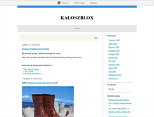 Tablet Screenshot of kalosze2.blox.pl