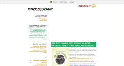 Desktop Screenshot of oszczedzamy.blox.pl