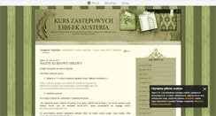 Desktop Screenshot of kzausteria.blox.pl