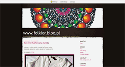 Desktop Screenshot of folklor.blox.pl