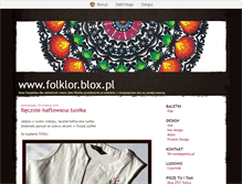 Tablet Screenshot of folklor.blox.pl