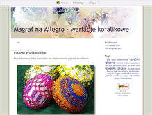 Tablet Screenshot of magrafnaallegro.blox.pl