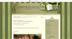 Desktop Screenshot of landrynkowadolina.blox.pl
