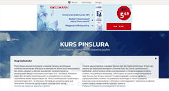 Desktop Screenshot of kurspinslura.blox.pl