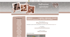 Desktop Screenshot of hafciki.blox.pl