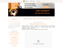 Tablet Screenshot of ciaocampioni.blox.pl