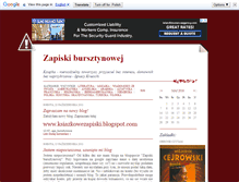 Tablet Screenshot of codziennezapiski.blox.pl