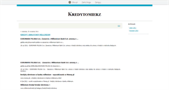 Desktop Screenshot of kredytomierz.blox.pl