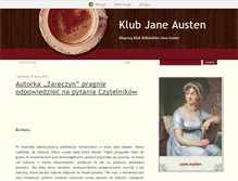 Tablet Screenshot of janeausten.blox.pl