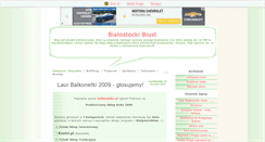Desktop Screenshot of bialostockibiust.blox.pl