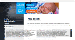 Desktop Screenshot of krolikdoswiadczalny.blox.pl