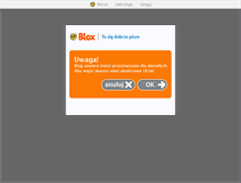 Tablet Screenshot of mojesmutki.blox.pl