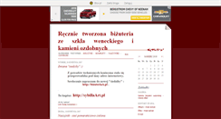 Desktop Screenshot of bizuterie.blox.pl