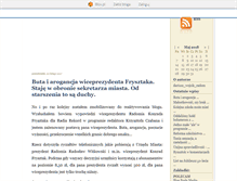 Tablet Screenshot of dariuszwojcik.blox.pl
