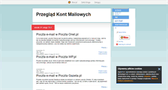 Desktop Screenshot of kontamailowe.blox.pl