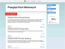 Tablet Screenshot of kontamailowe.blox.pl