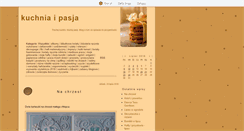 Desktop Screenshot of kuchniaipasja.blox.pl