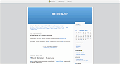 Desktop Screenshot of ochocianie.blox.pl