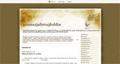 Desktop Screenshot of gimnazjalista3lublin.blox.pl