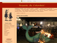 Tablet Screenshot of elcastellano.blox.pl