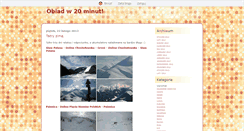 Desktop Screenshot of obiadw20minut.blox.pl
