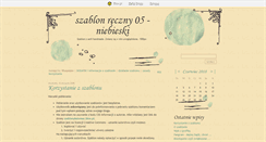 Desktop Screenshot of handmade05szablonkatemac.blox.pl