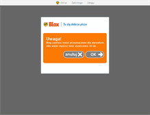 Tablet Screenshot of madry.blox.pl
