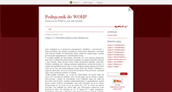 Desktop Screenshot of podrecznikwohp.blox.pl