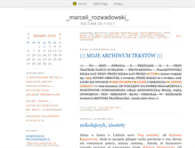Tablet Screenshot of marcelirozwadowski.blox.pl
